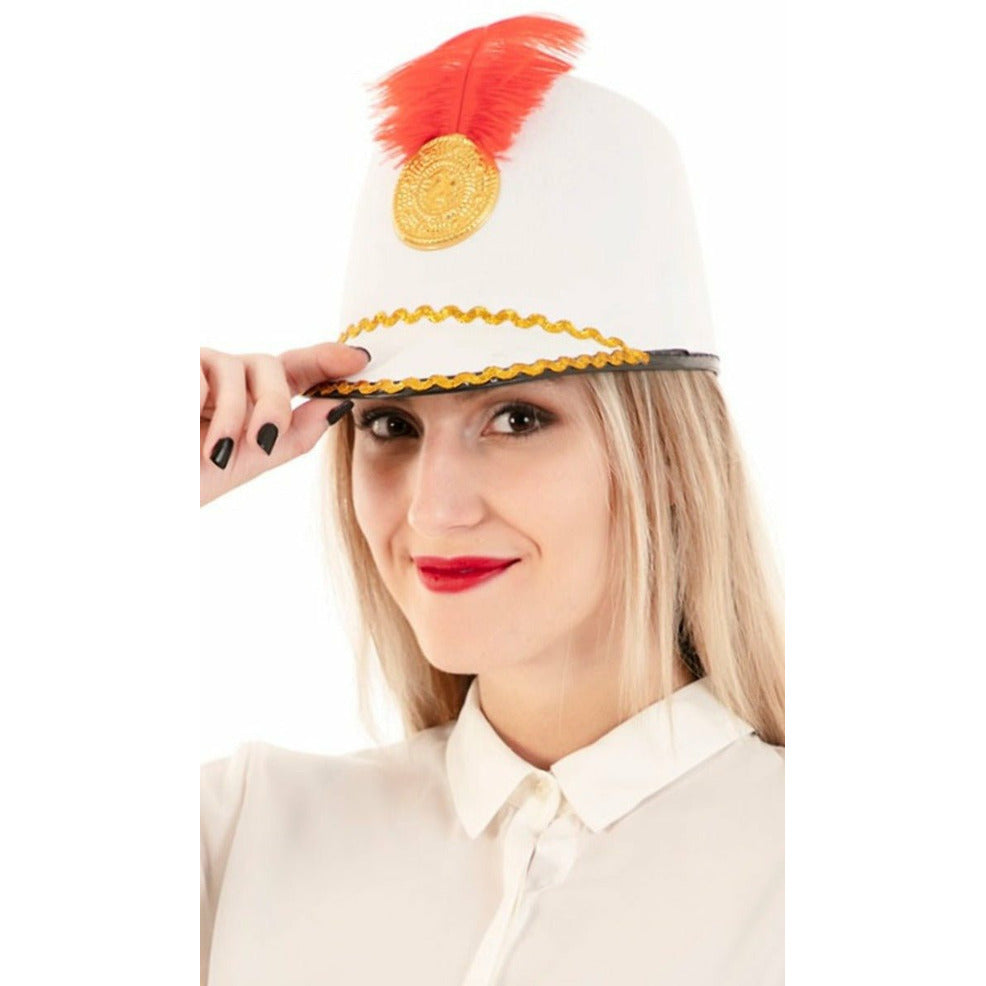 Sombrero de Majorette Blanco | Don Disfraz