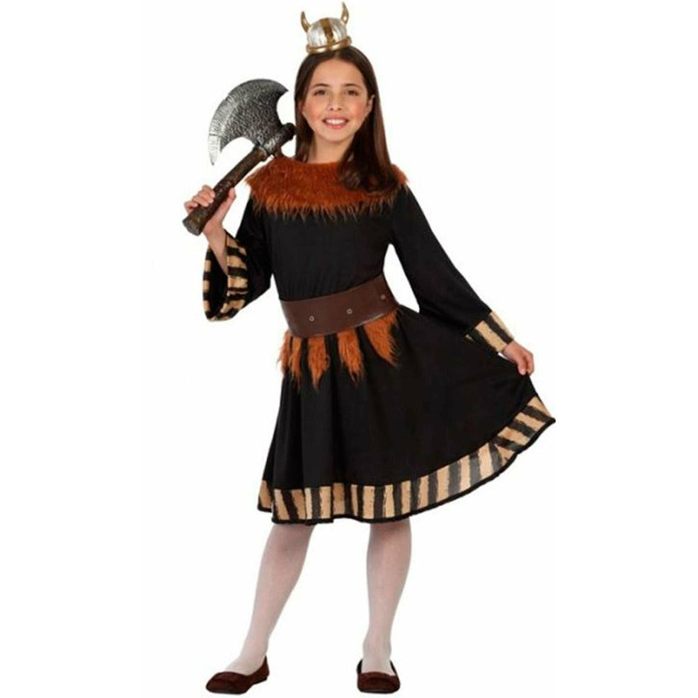 Disfraz de Vikinga Kaira para niña | Don Disfraz