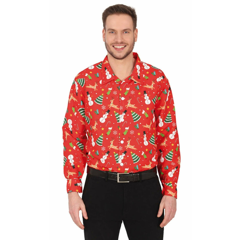 Camisa de Navidad Roja | Don Disfraz
