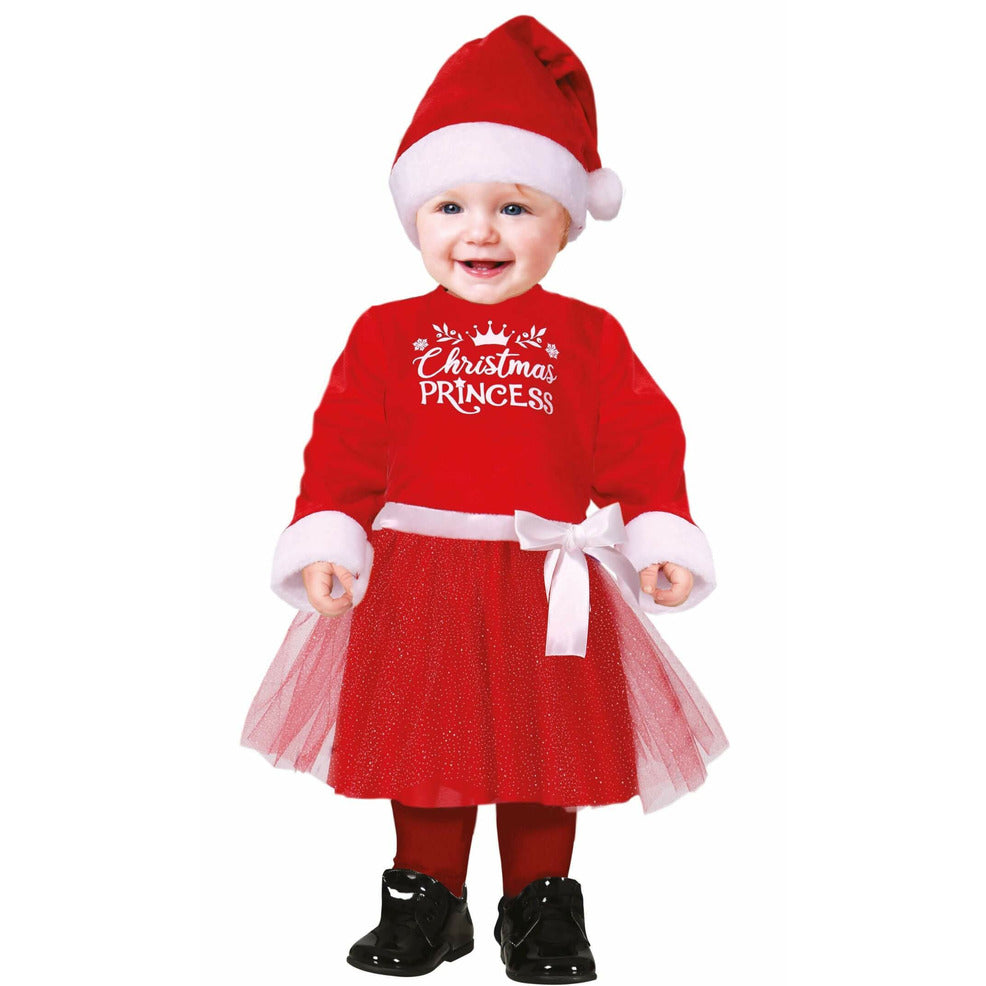 Disfraz de Mamá Noel Princesa para bebé | Don Disfraz