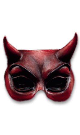 Demi-Masque Démon Latex