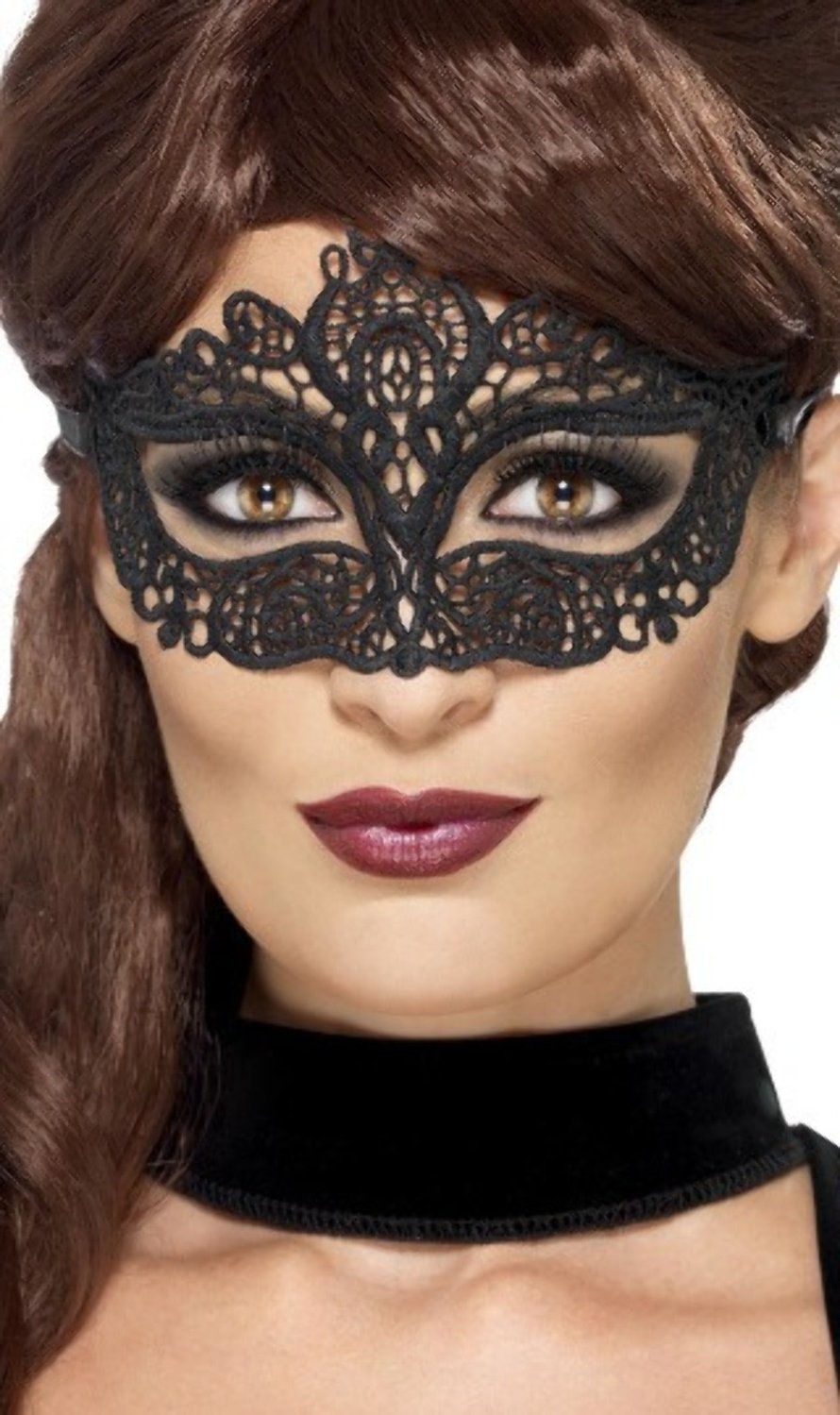 Loup en Dentelle Noire