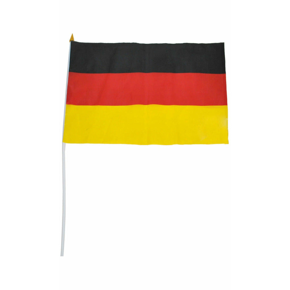 Bandera de Alemania con Palo | Don Disfraz
