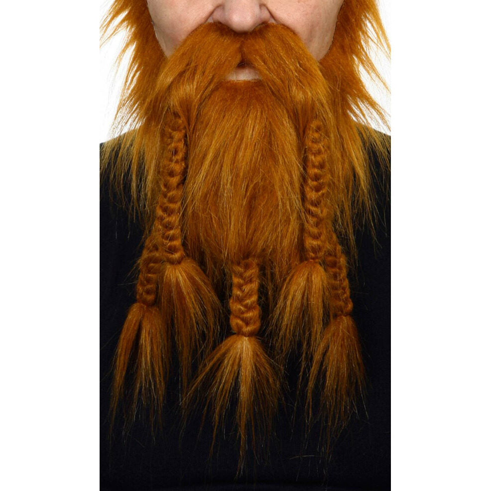 Bigote y Barba Pelirrojo Profesional 061-LB | Don Disfraz