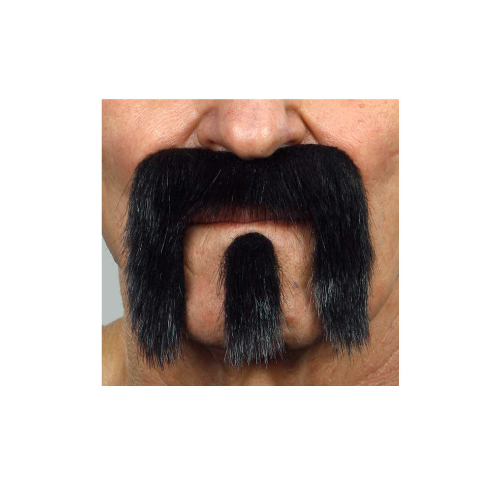 Bigote y Perilla Negro Profesional 025-SE | Don Disfraz