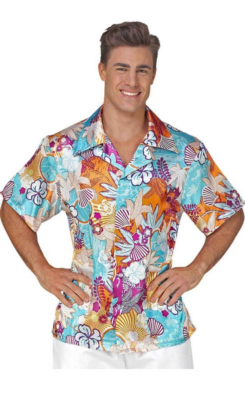 Chemise XL Hawaïenne à Fleurs