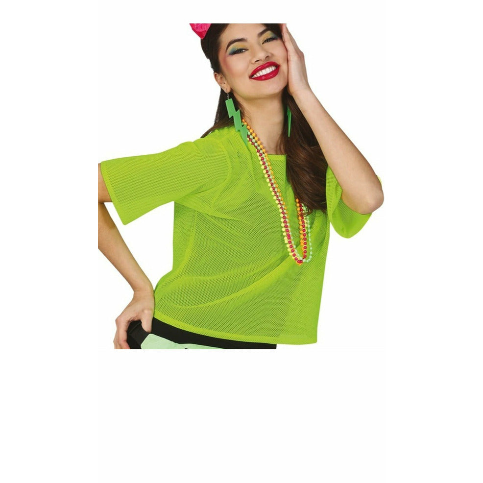 Camiseta de Red Verde Neón | Don Disfraz