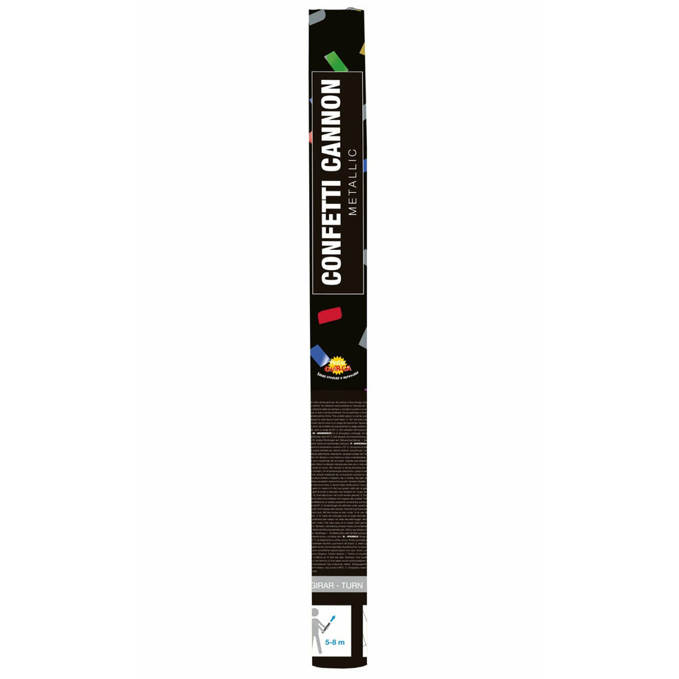 Cañón Confeti Multicolor Metalizado | Don Disfraz