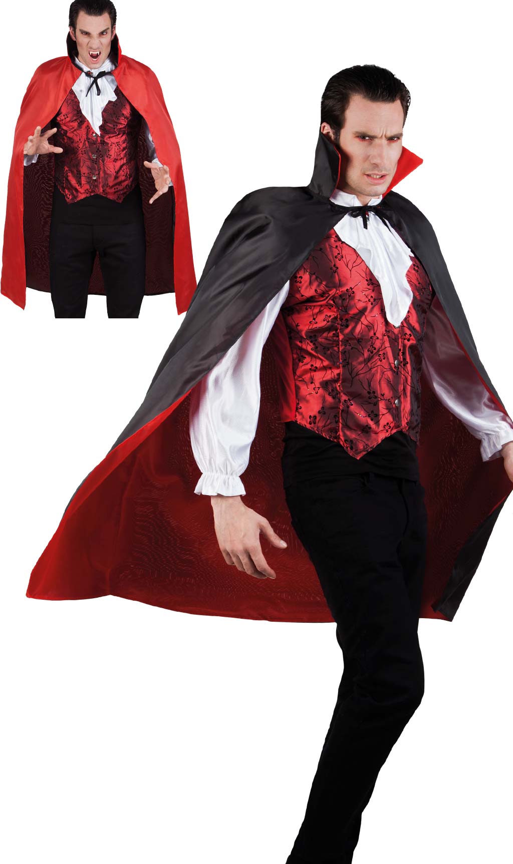 Cape Noire Rouge Réversible