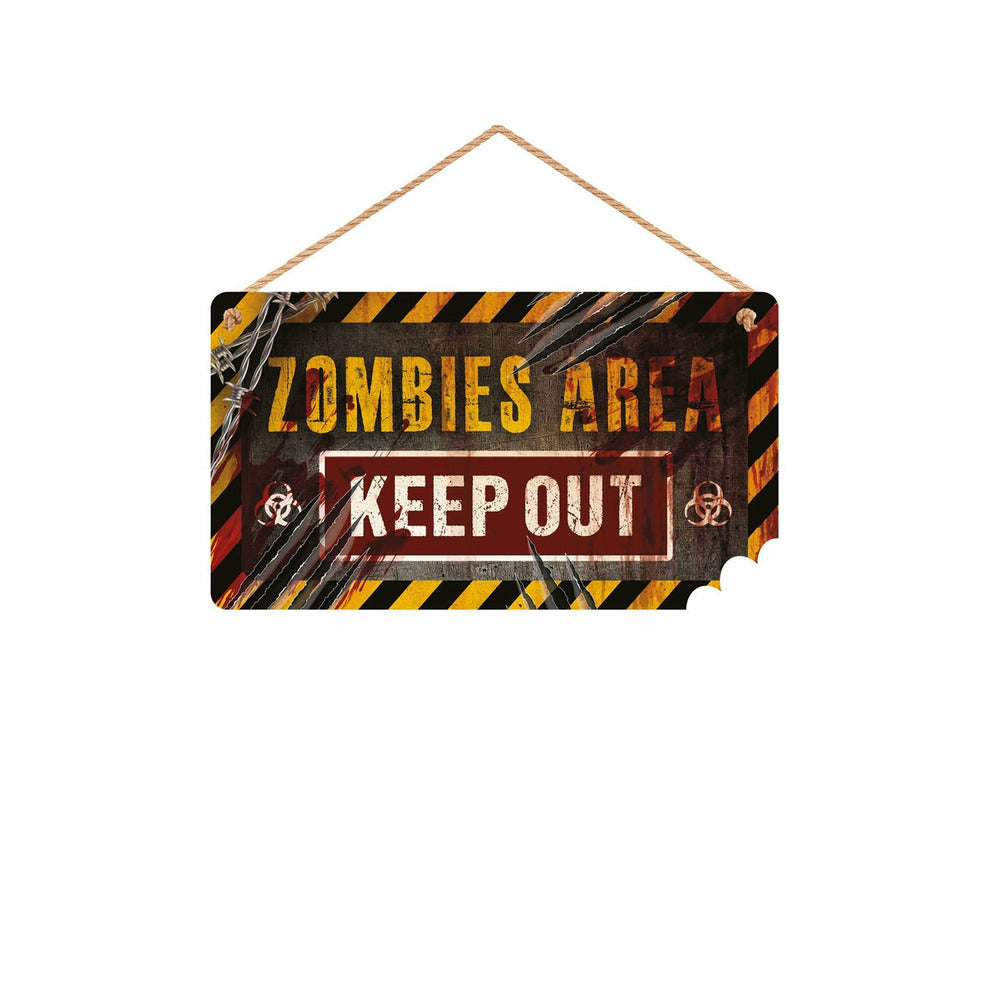 Cartel Zombie de Madera | Don Disfraz