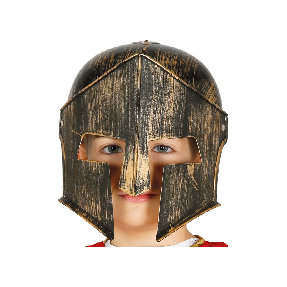 Casco Espartano Bronce Infantil | Don Disfraz