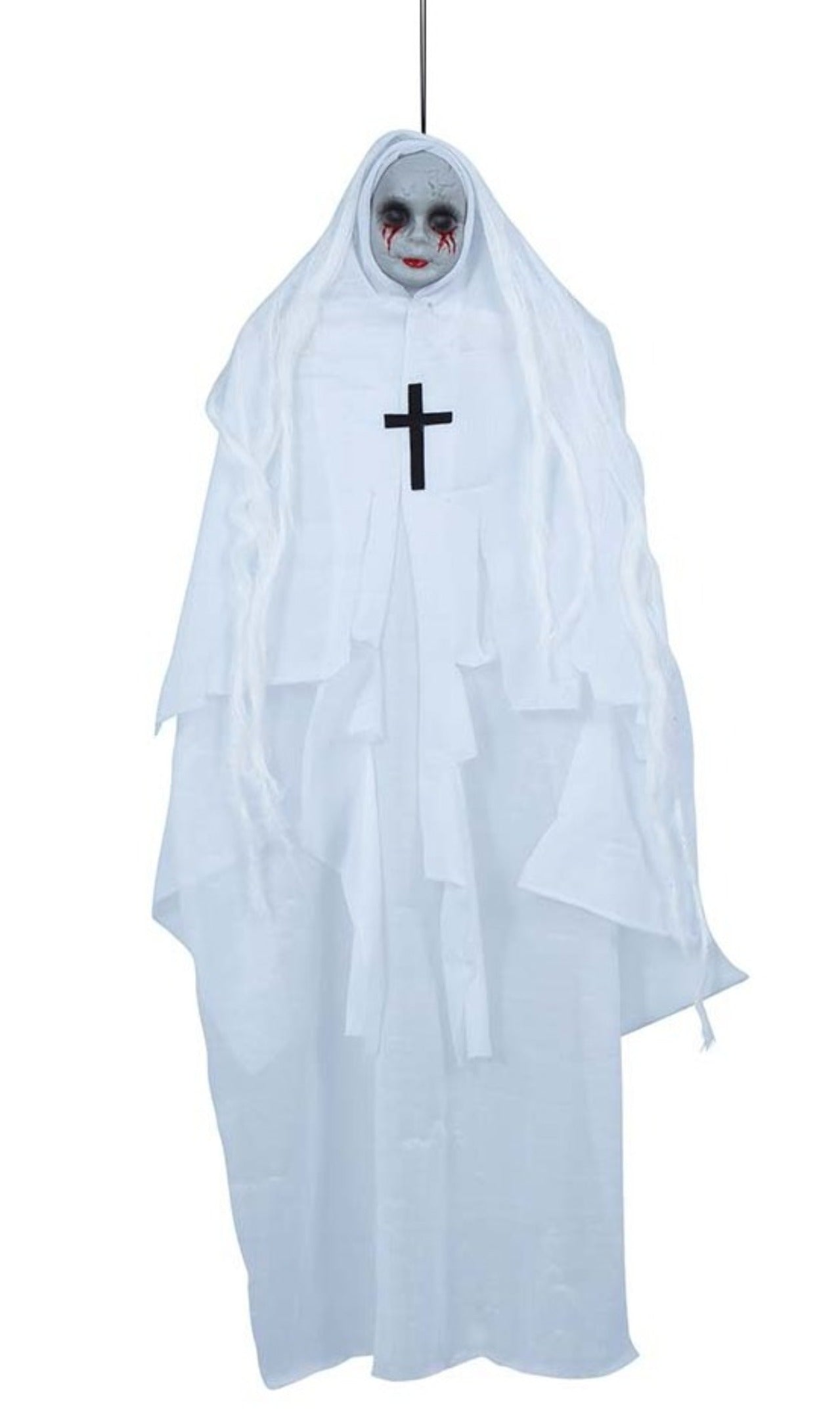 Nonne blanche à suspendre