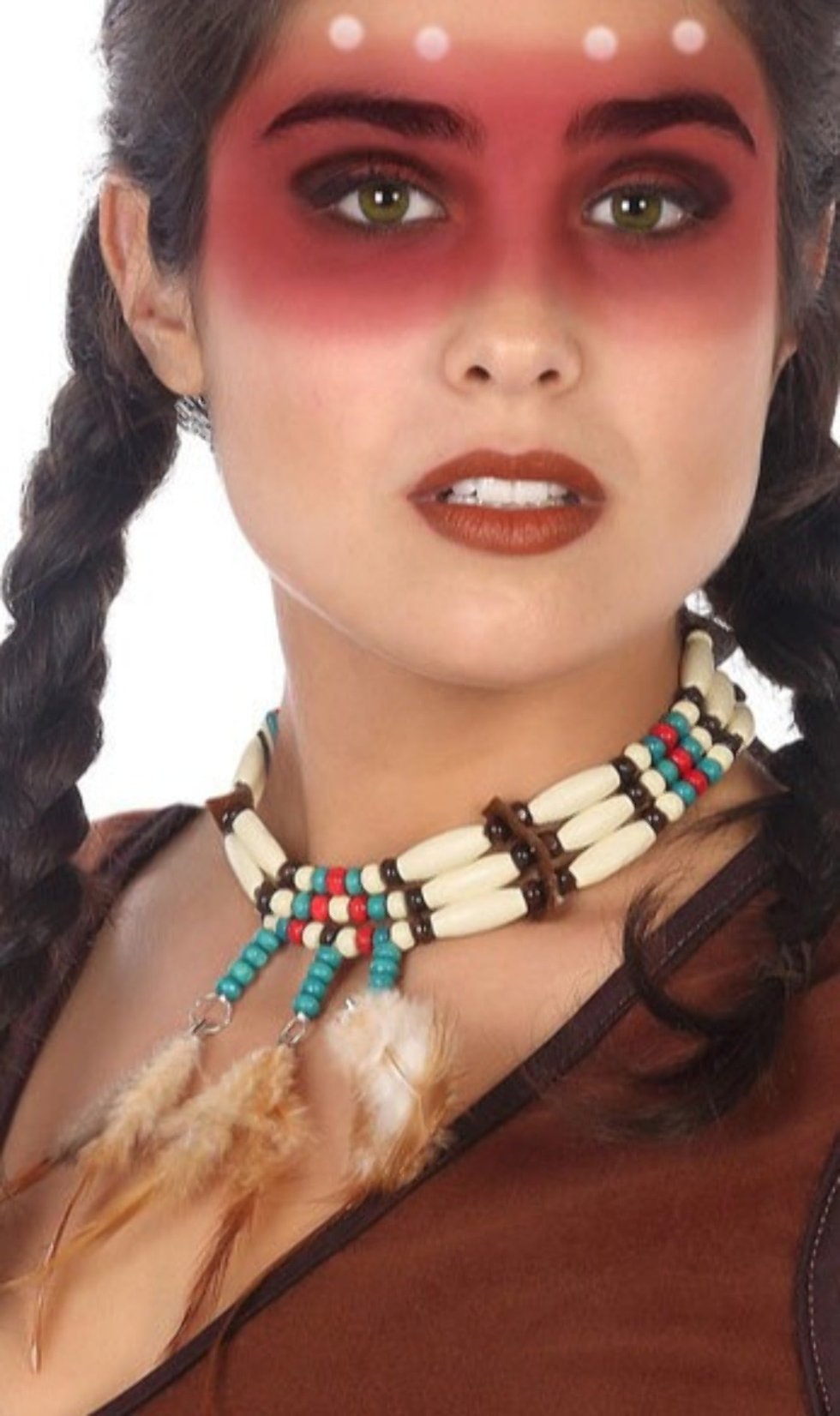 Collier Indien avec Plumes