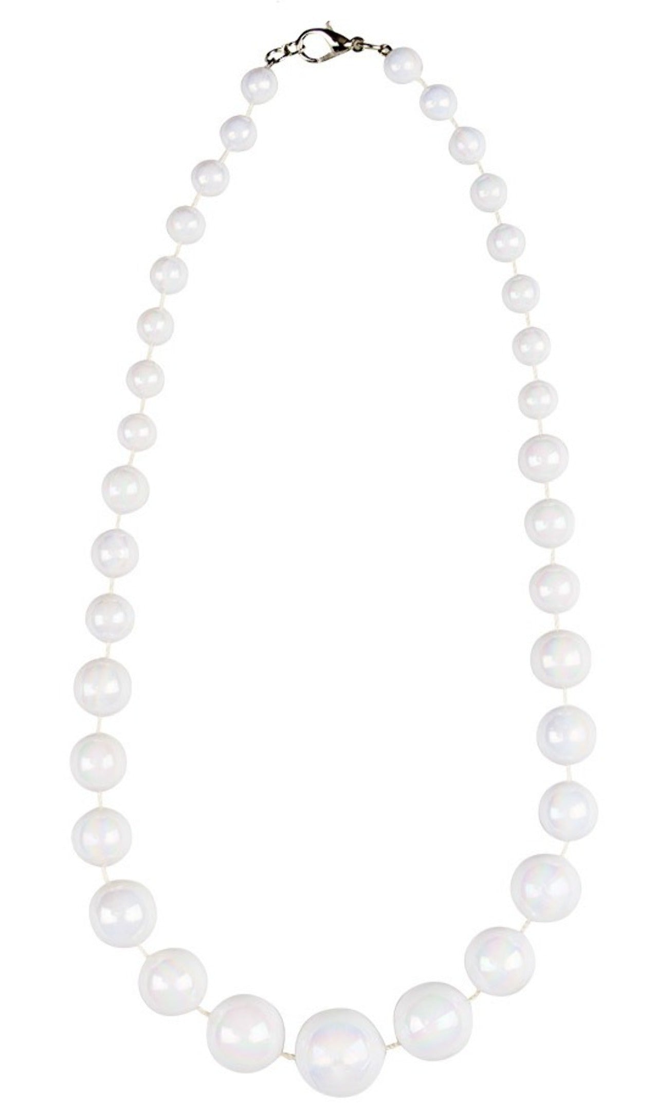 Collier de perles blanches