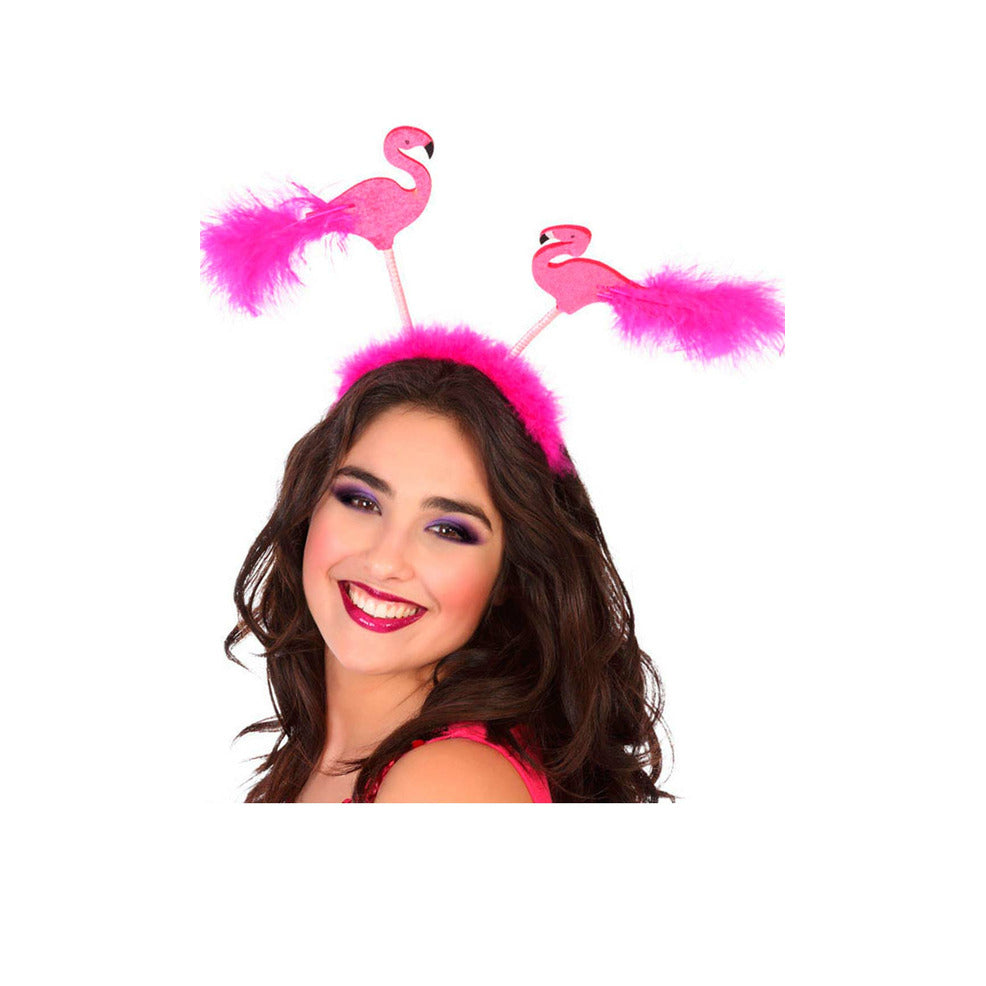 Diadema de Flamencos Rosas | Don Disfraz