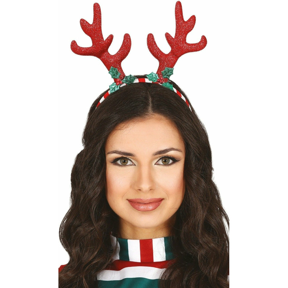 Diadema de Reno Navideño | Don Disfraz