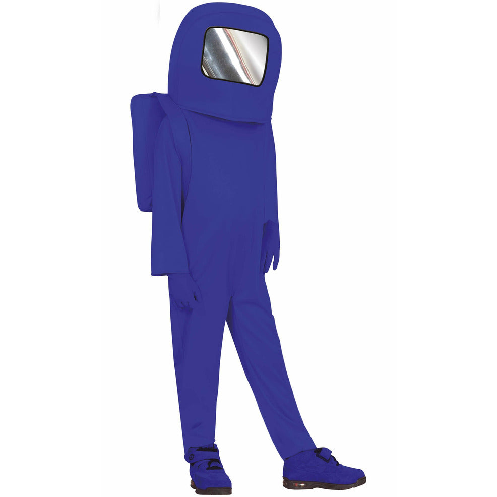 Disfraz de Among Us Azul Espacial infantil | Don Disfraz