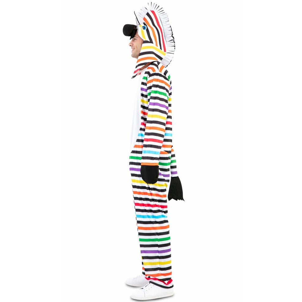 Disfraz de Cebra Multicolor para adulto | Don Disfraz