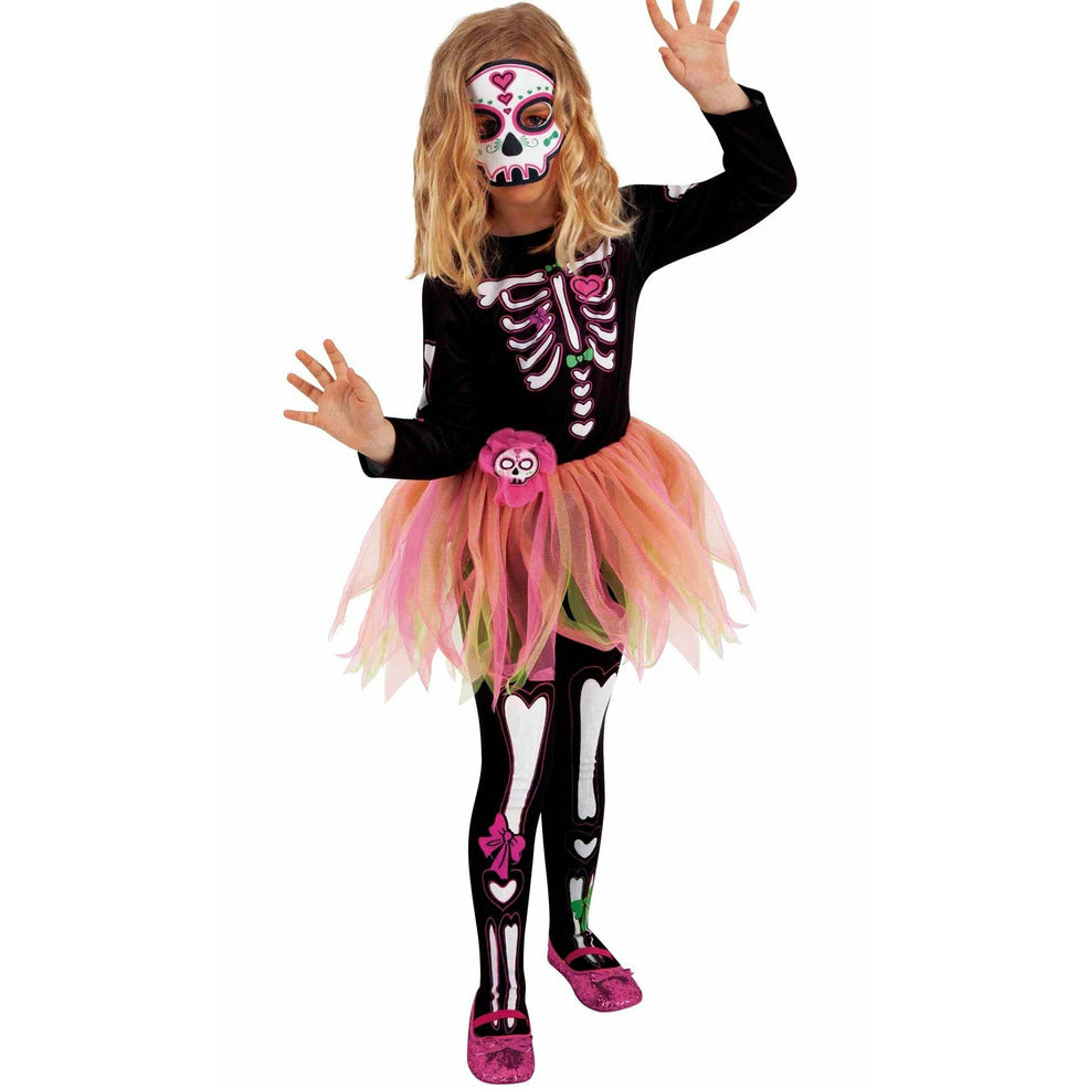 Disfraz de Esqueleto Skelita para niña | Don Disfraz