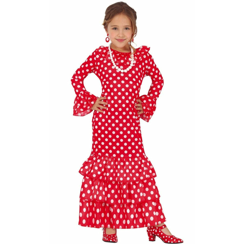 Disfraz de Flamenca Lunares para niña | Don Disfraz