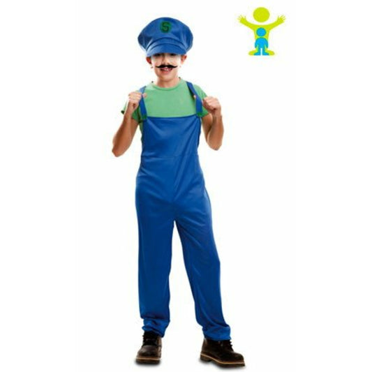 Disfraz de Fontanero Luigi infantil | Don Disfraz
