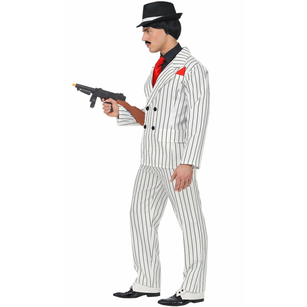 Disfraz XL de Gangster Blanco para hombre | Don Disfraz