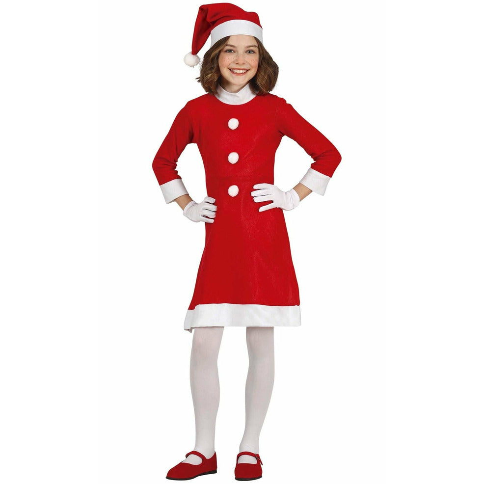 Disfraz de Mamá Noel Básico para niña | Don Disfraz