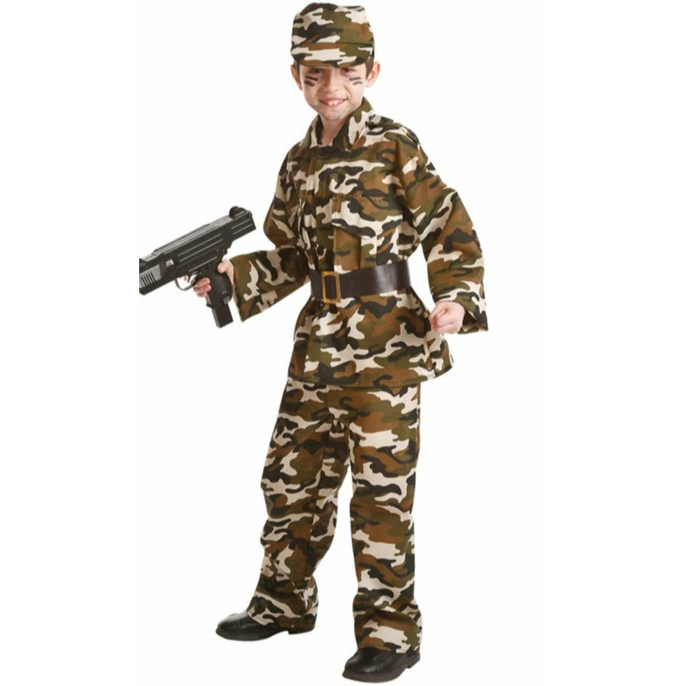 Disfraz de Militar con Gorra infantil | Don Disfraz