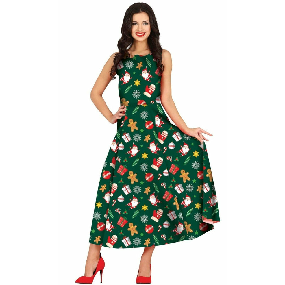 Disfraz de Navidad Verde para mujer | Don Disfraz