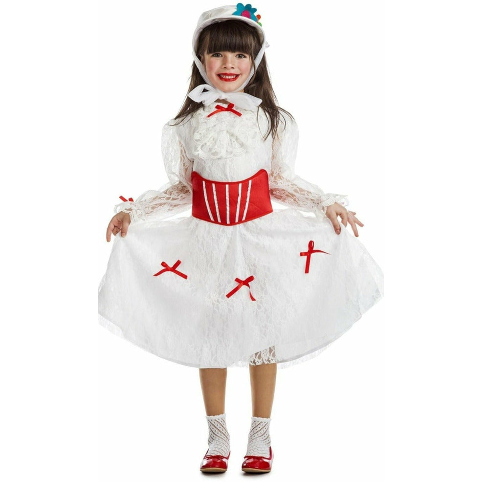 Disfraz de Niñera Poppins Coqueta para niña | Don Disfraz