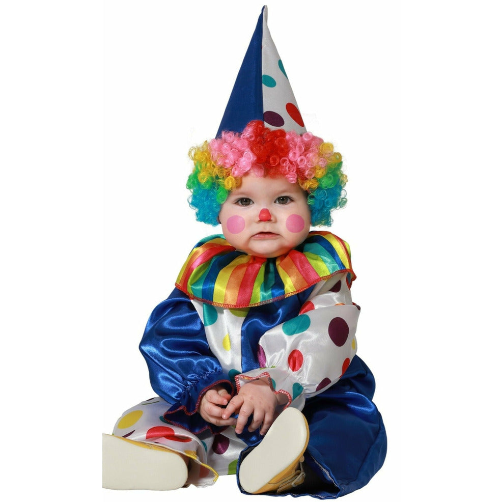 Disfraz de Payaso Multicolor para bebé | Don Disfraz