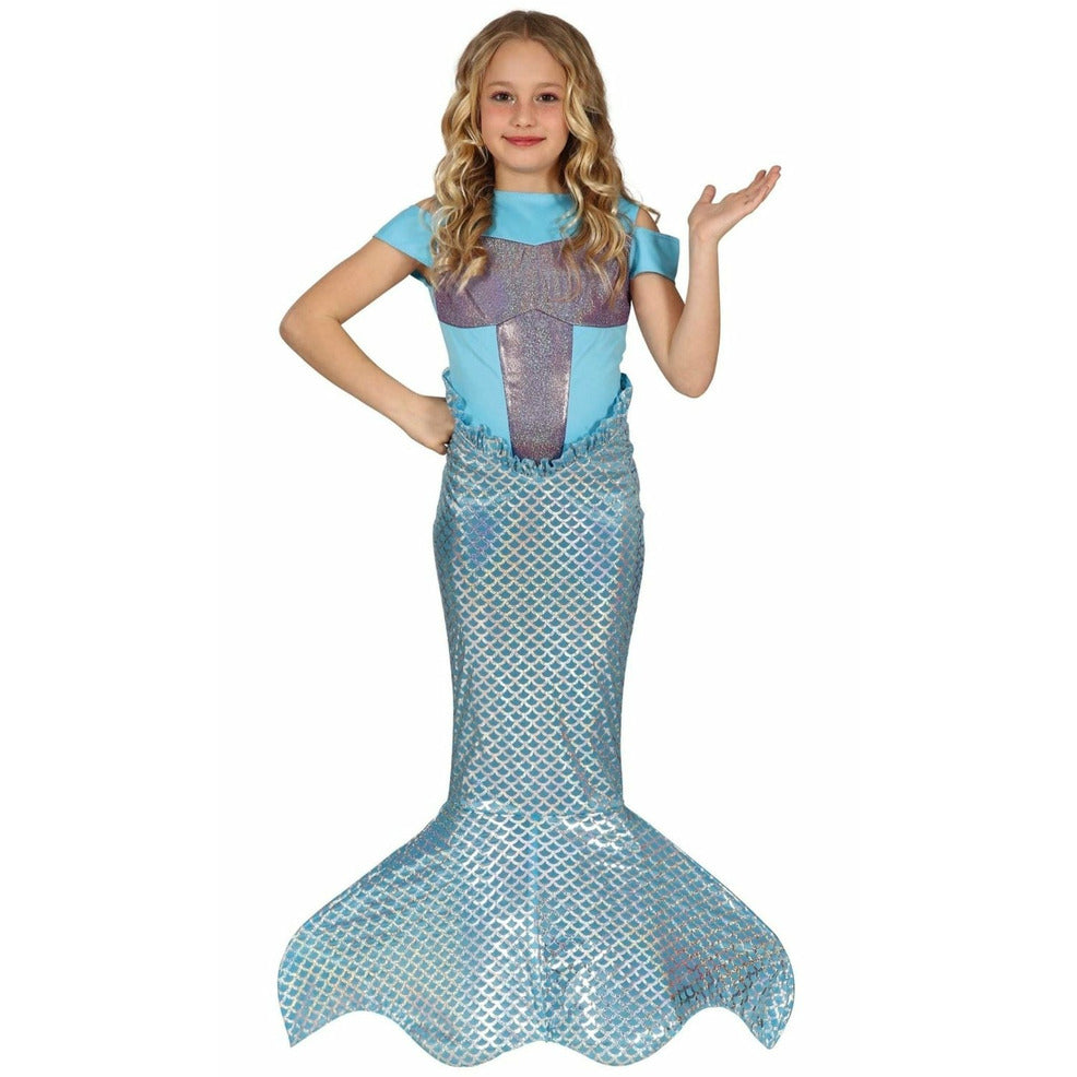 Disfraz de Sirena Celeste para niña | Don Disfraz