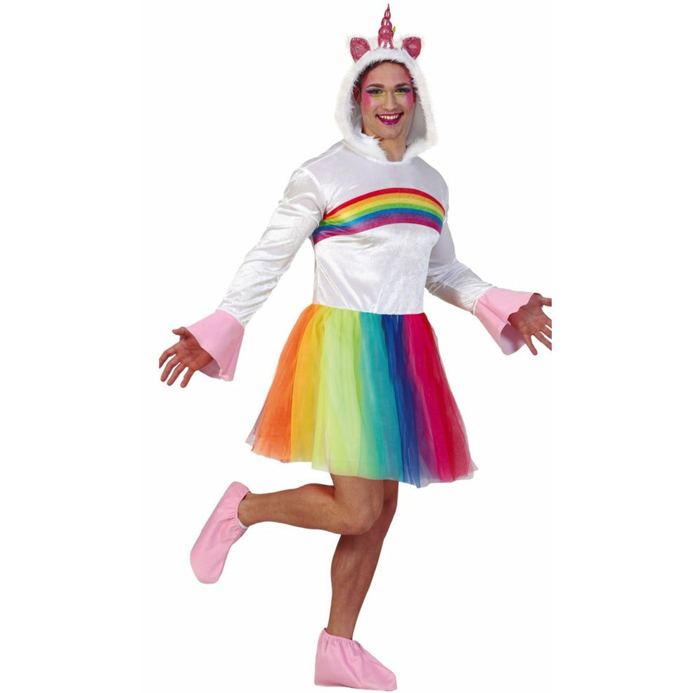 Disfraz de Unicornio Arcoíris para hombre | Don Disfraz