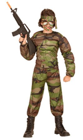 Disfraz de Soldado Musculoso infantil I Don Disfraz