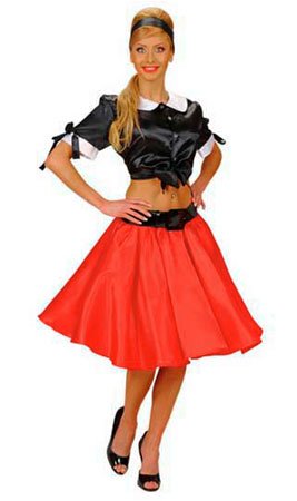 Jupe Rock Satin femme