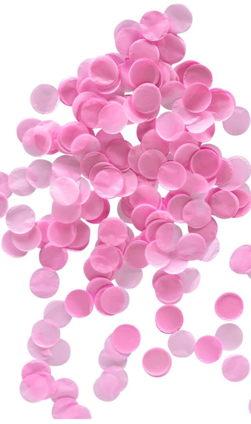 Ballon Confettis Rose pour Gender Reveal bébé