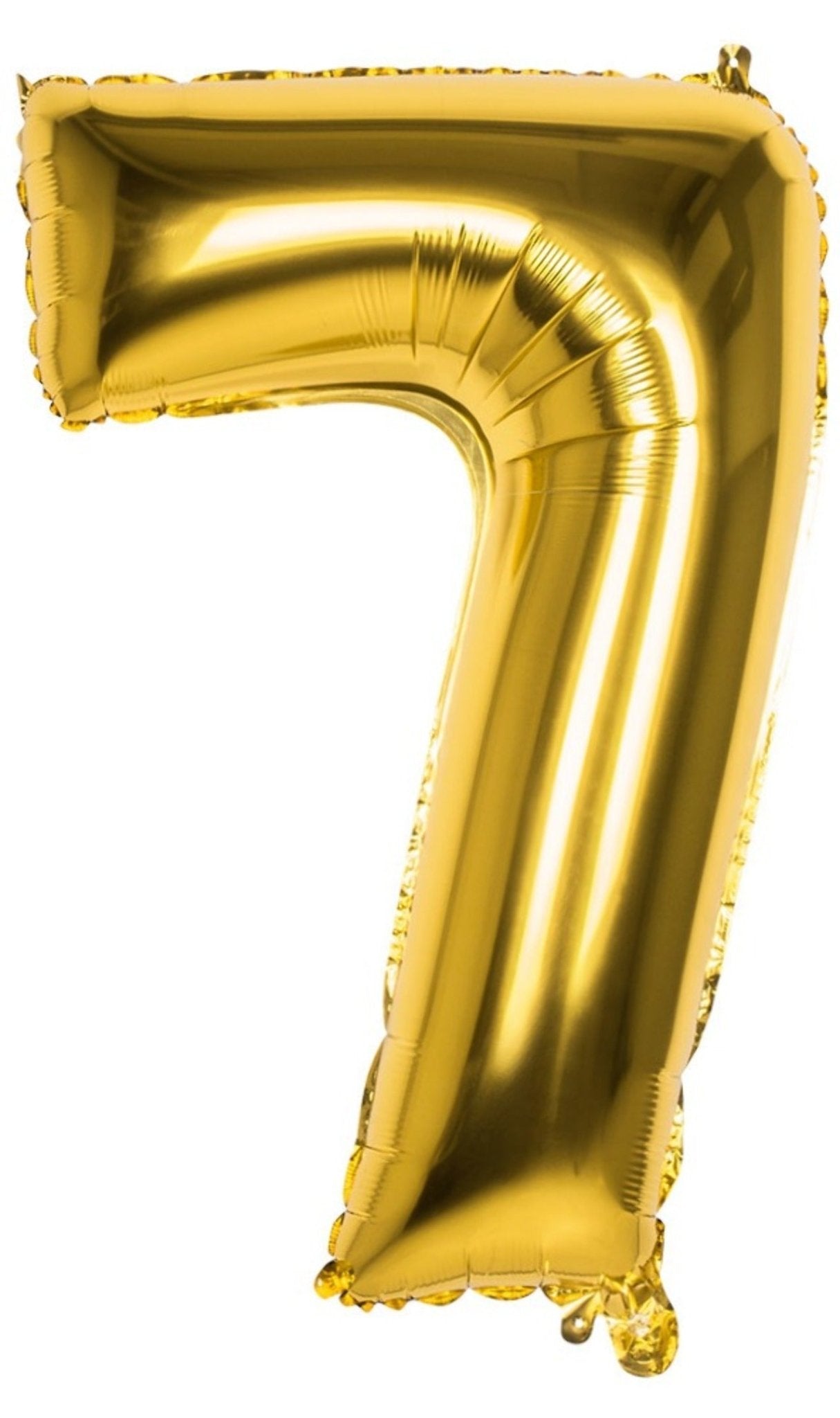 Ballon Chiffre 7 Doré 86cm