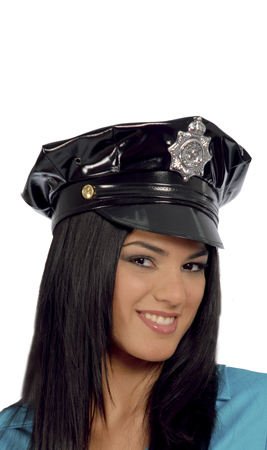 Casquette Policier Vinyle