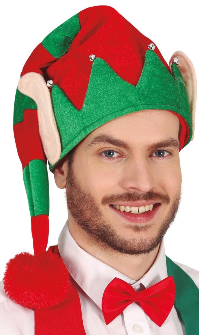 Bonnet d’Elfe Bicolore avec Oreilles