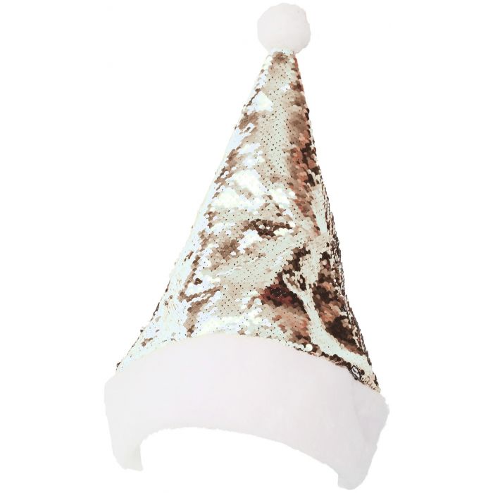 Bonnet Père Noël Doré