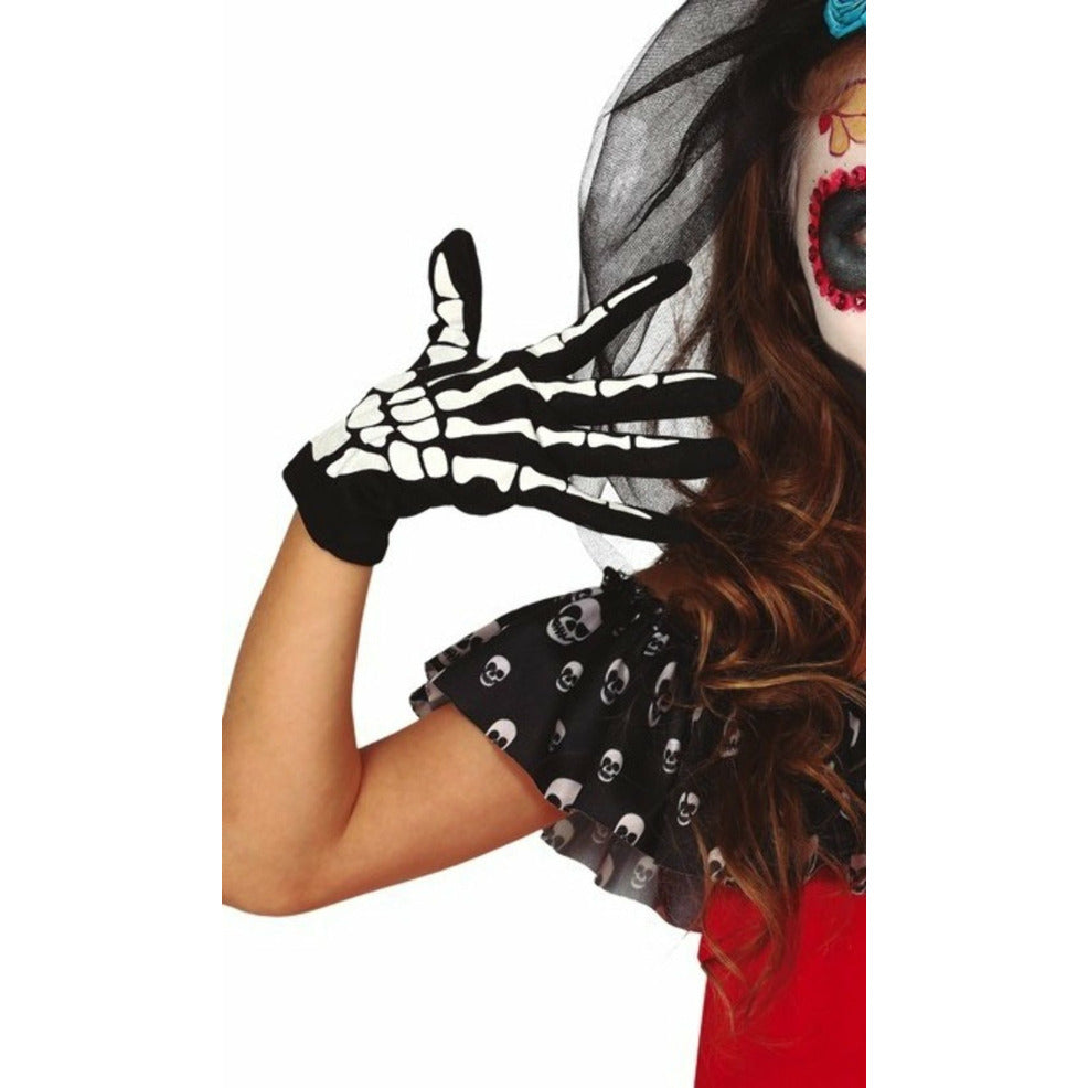 Guantes de Esqueleto Eco Infantil | Don Disfraz