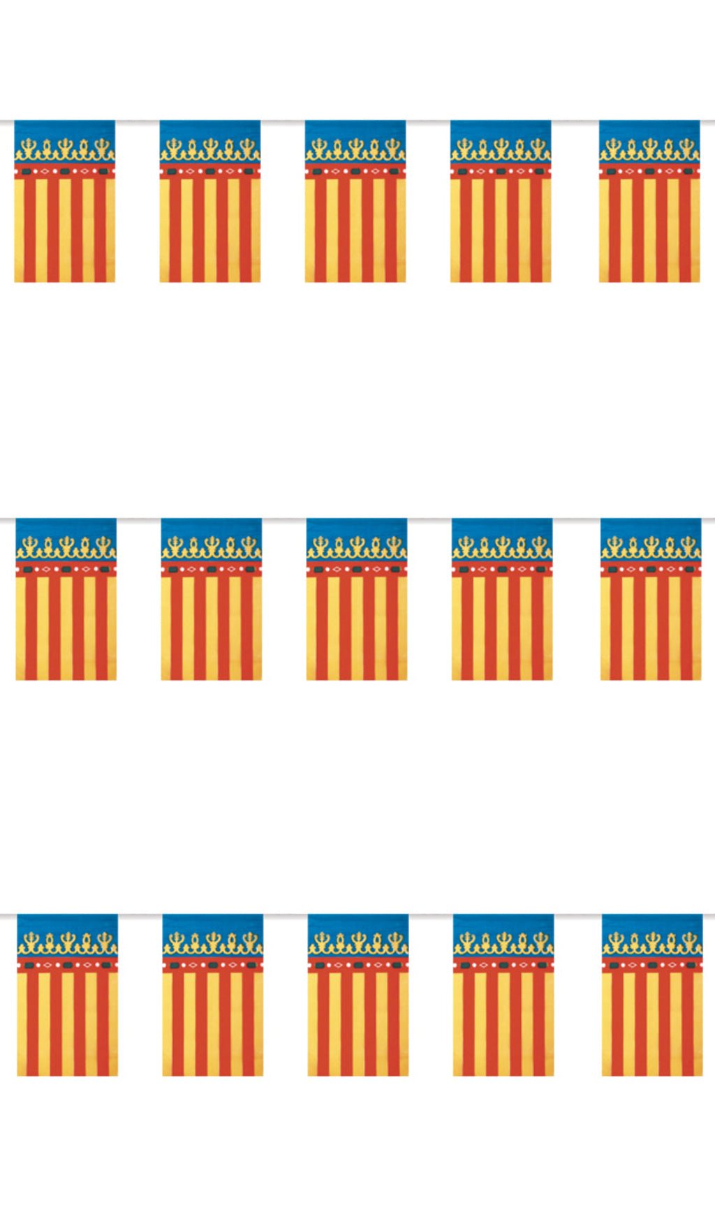 Guirlande à Fanions de la Communauté Valencienne