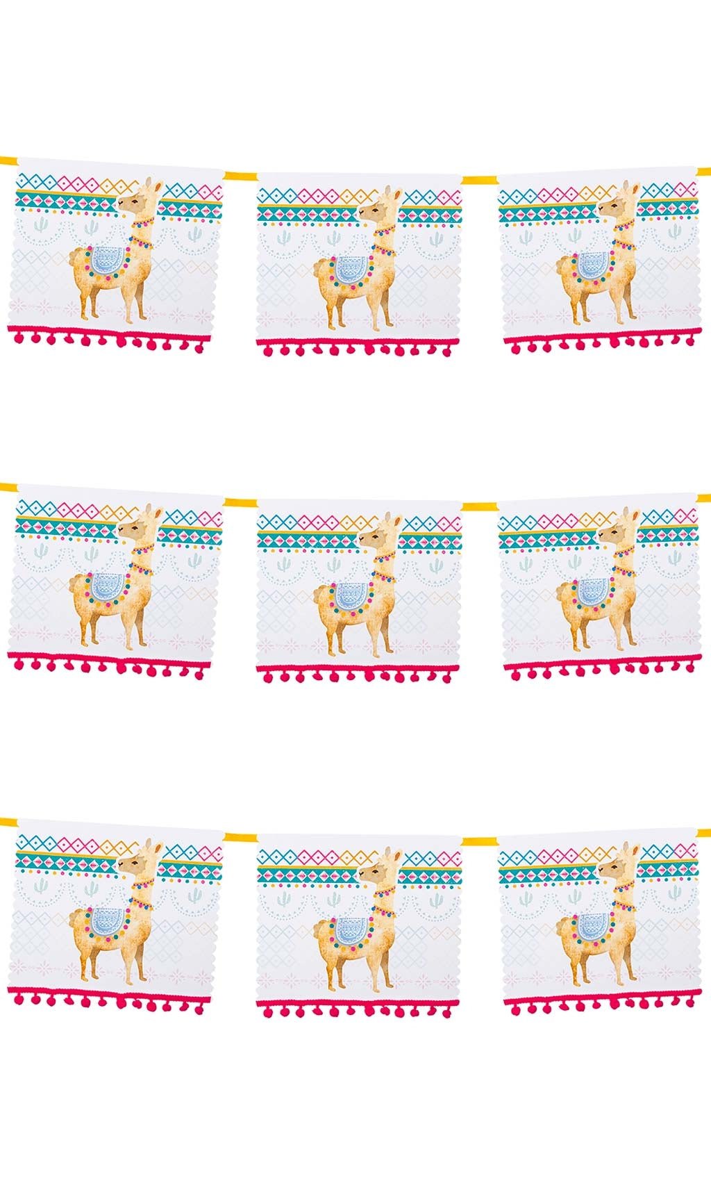 Guirlande de Lama Amusant Pompons