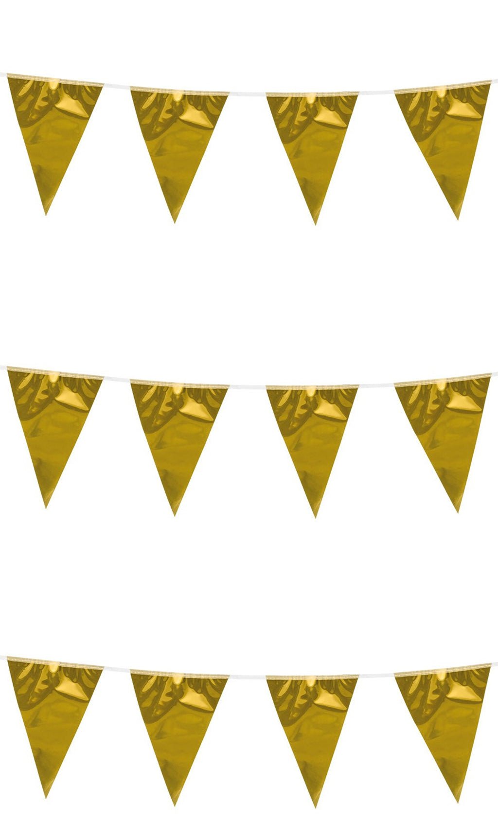 Guirlande Fanions Dorés
