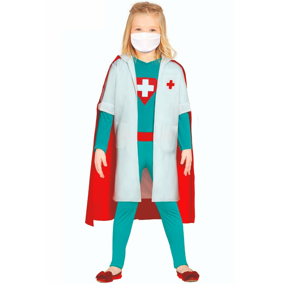 Disfraz de Superheroína Doctora para niña | Don Disfraz
