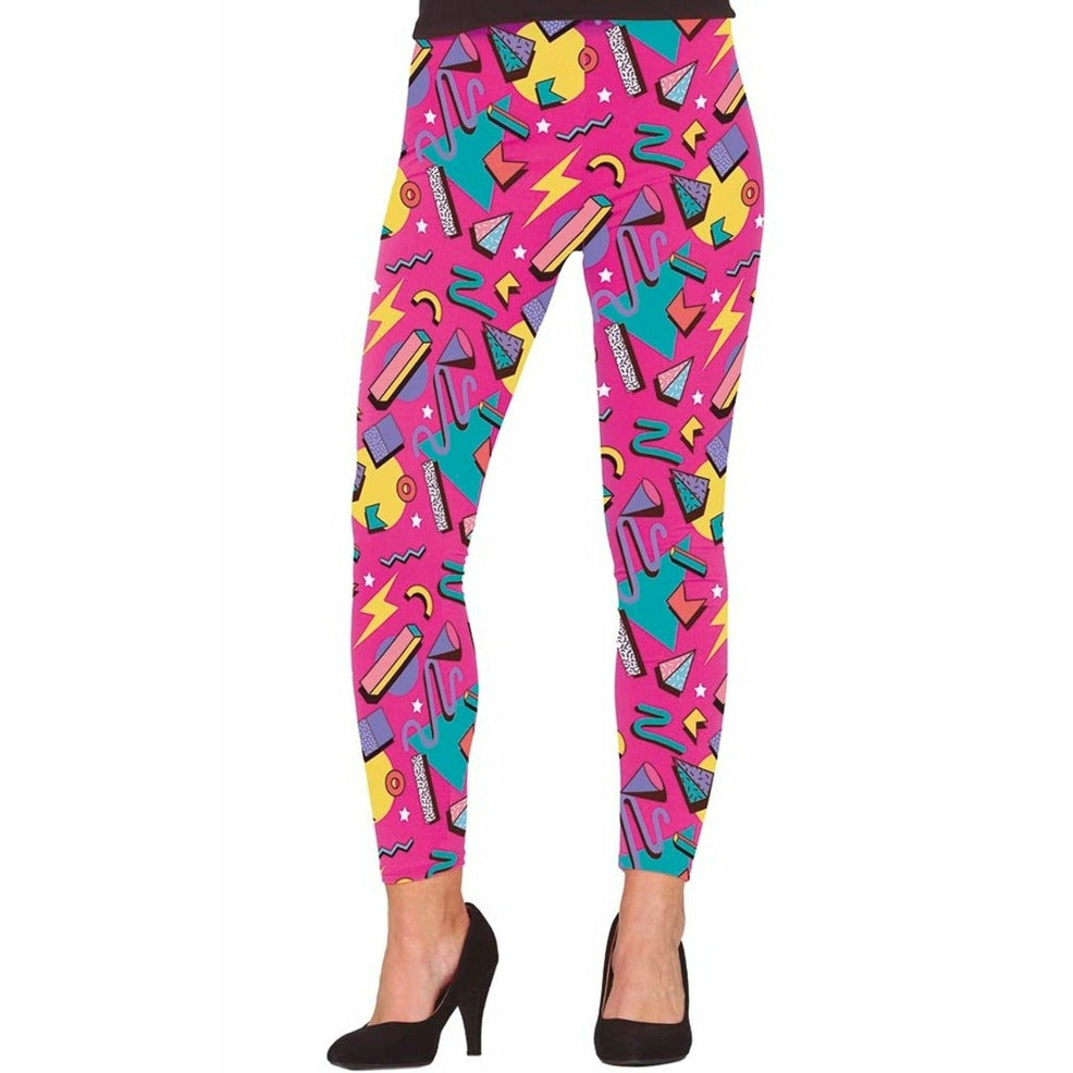 Leggings Años 80 Fucsia | Don Disfraz