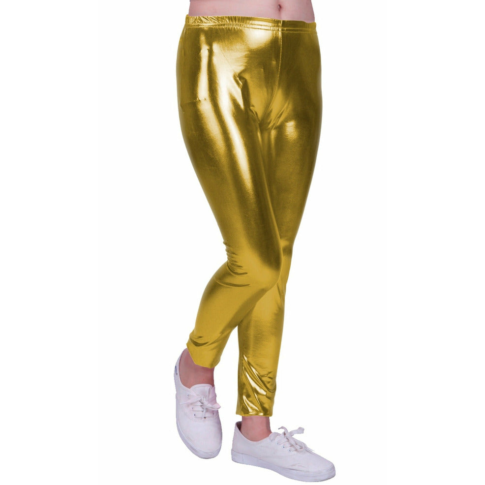 Leggings Dorado Metalizado infantil | Don Disfraz