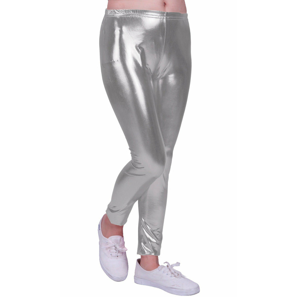 Leggings Plateado Metalizado infantil | Don Disfraz