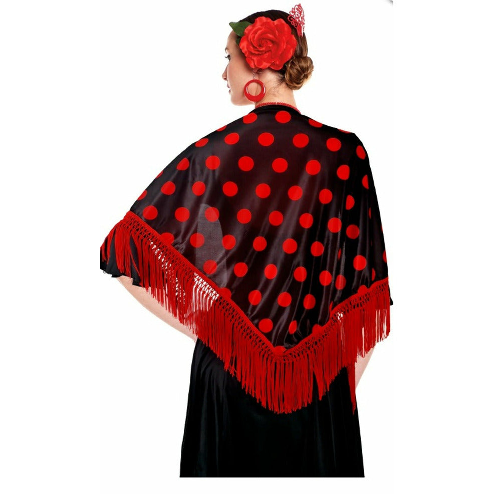 Mantón de Lunares Rojo | Don Disfraz