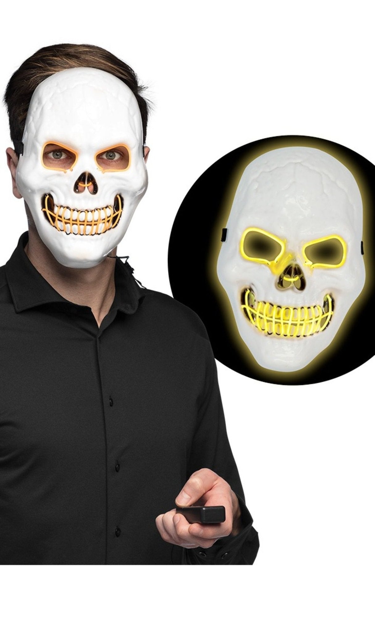 Masque de Crâne Tueur Led